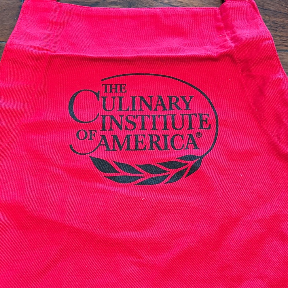 Whim Red Culinary Institute of America Apron - Picture 2 of 4